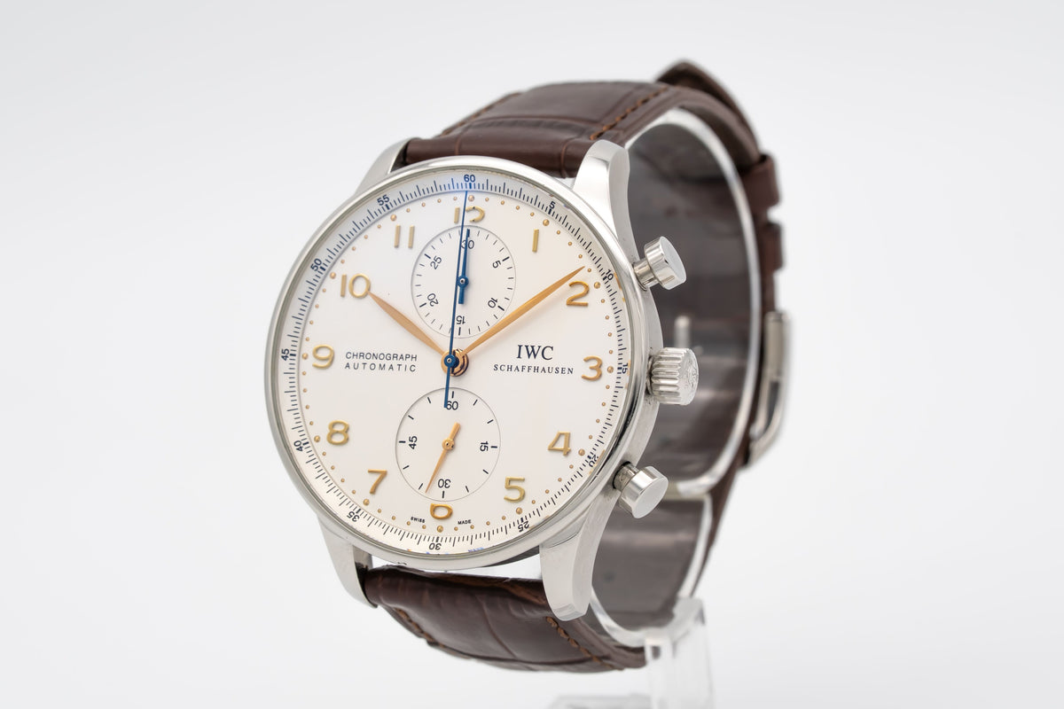 IWC Portugieser Chronograph Portuguese Chronograph IW371445 Portuguese Stahl Automatik 41mm Papers