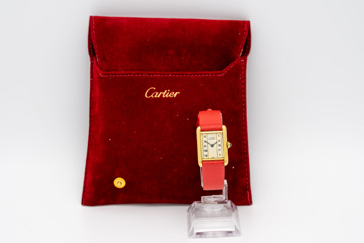 Cartier Tank Vermeil 5057001 Must De Cartier Lady