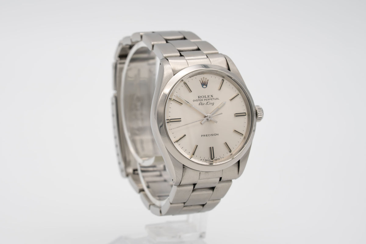 Rolex Air King 5500 Stainless Steel Automatic 34mm Papers