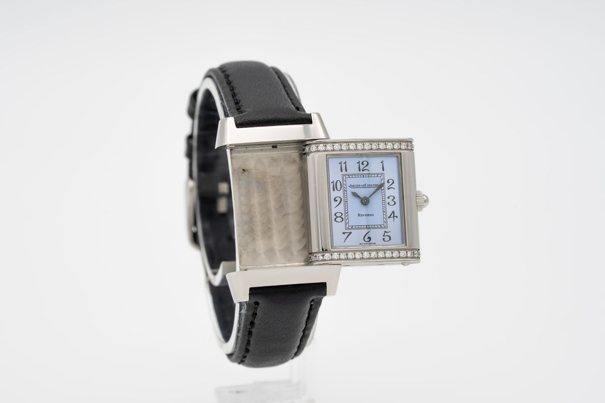 Jaeger-LeCoultre Reverso Lady 265.8.08 Factory Diamonds Stainless Steel