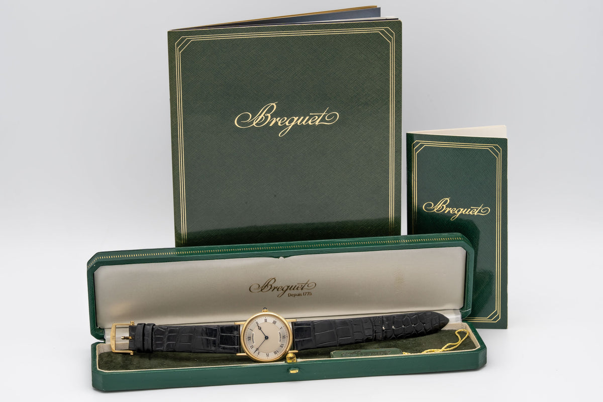 Breguet Classique 3150BA Full Set Gelbgold 750 Manual Winding 32mm
