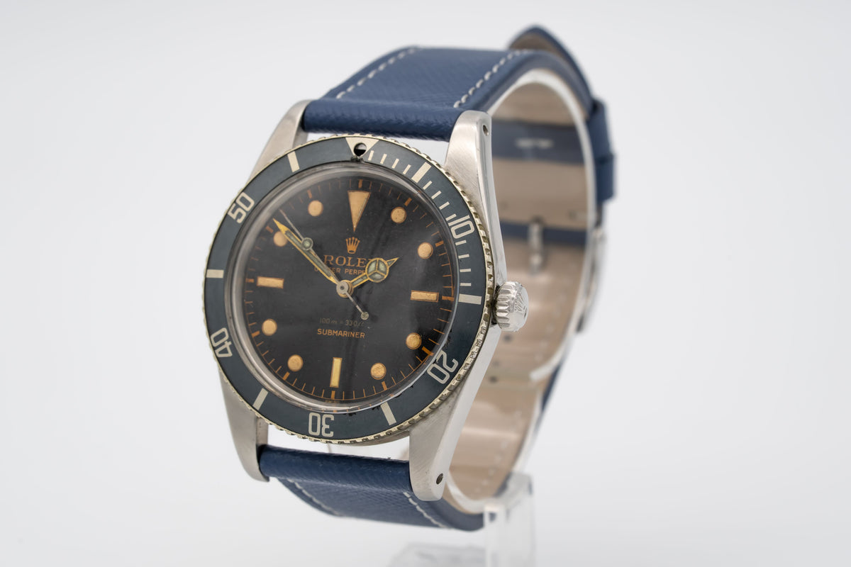Rolex Submariner (No Date) 5508 James Bond Rare Gilt Dial Stainless Steel Automatic 37mm