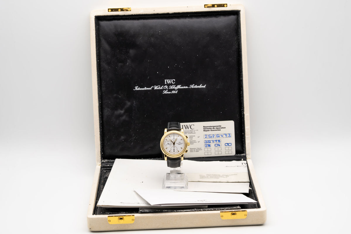 IWC Portofino Amalfi Chronograph B&P Gelbgold 750 Automatik 39mm