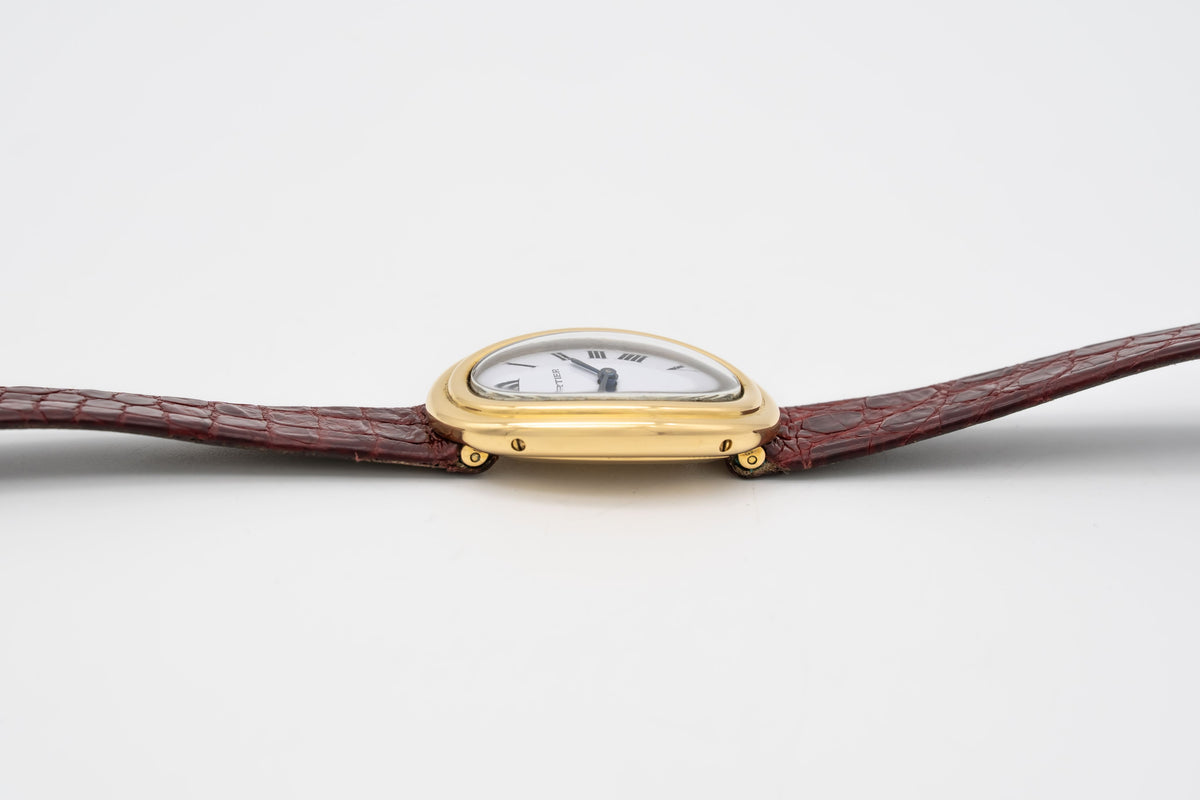Cartier Baignoire 78094 Very Rare Ladies 18K Gold Manual Winding