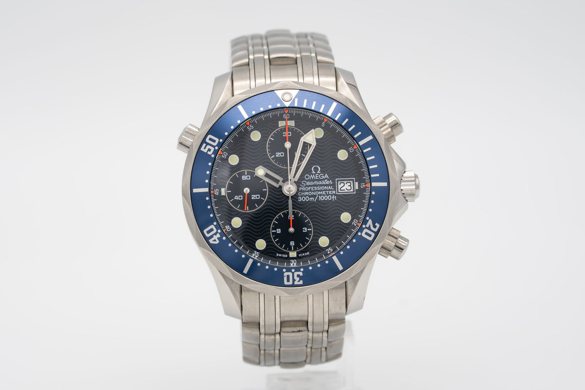 Omega Seamaster Diver 300 M 2599.80.00 Rare Non Polie Acier Automatique 41mm Papiers