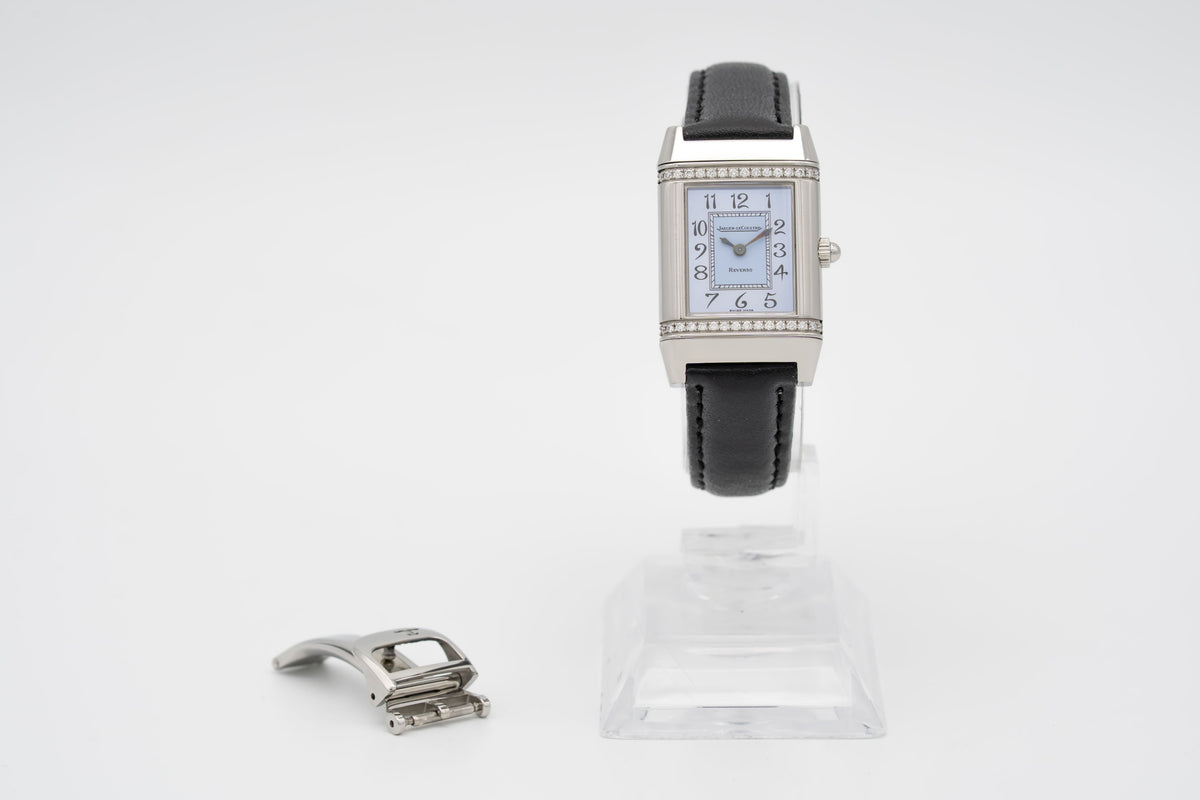 Jaeger-LeCoultre Reverso Lady 265.8.08 Factory Diamonds Stainless Steel