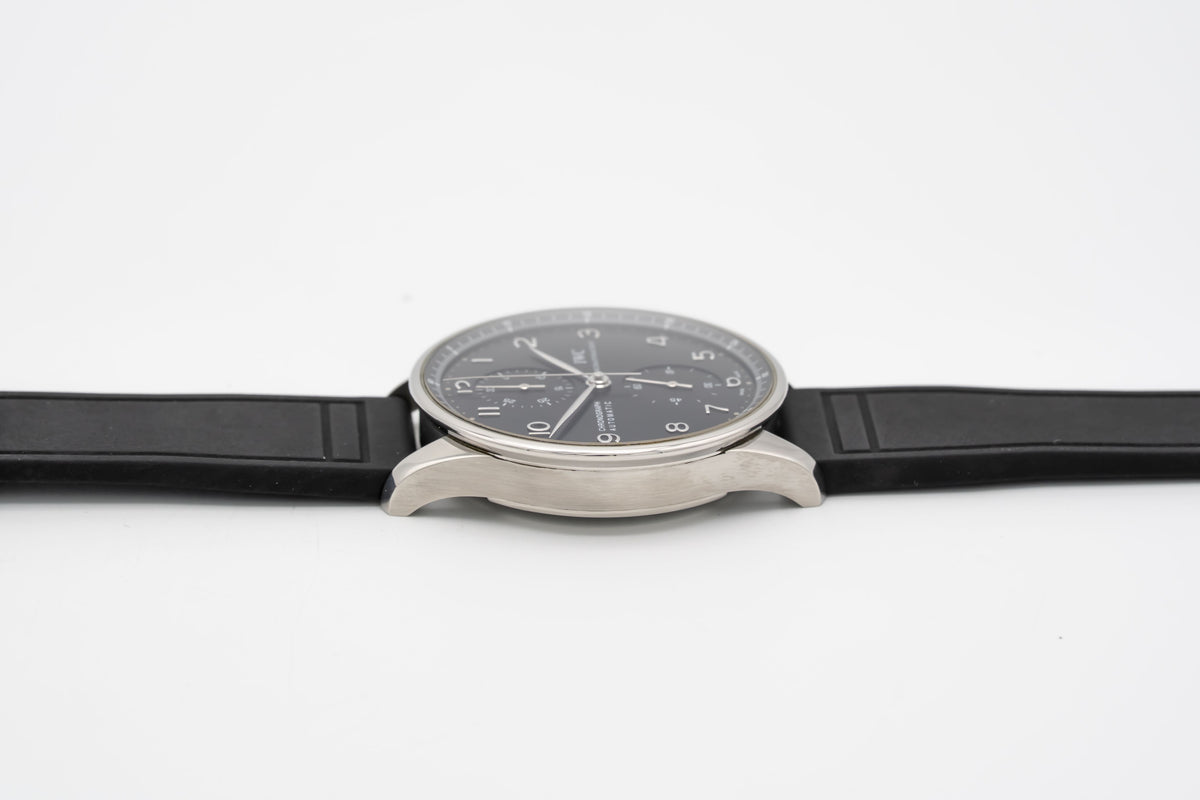 IWC Portugieser Chronograph IW371447 Portuguese Stahl Automatik 41mm Papers