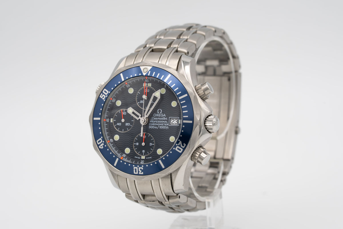 Omega Seamaster Diver 300 M 2599.80.00 Rare Non Polie Acier Automatique 41mm Papiers