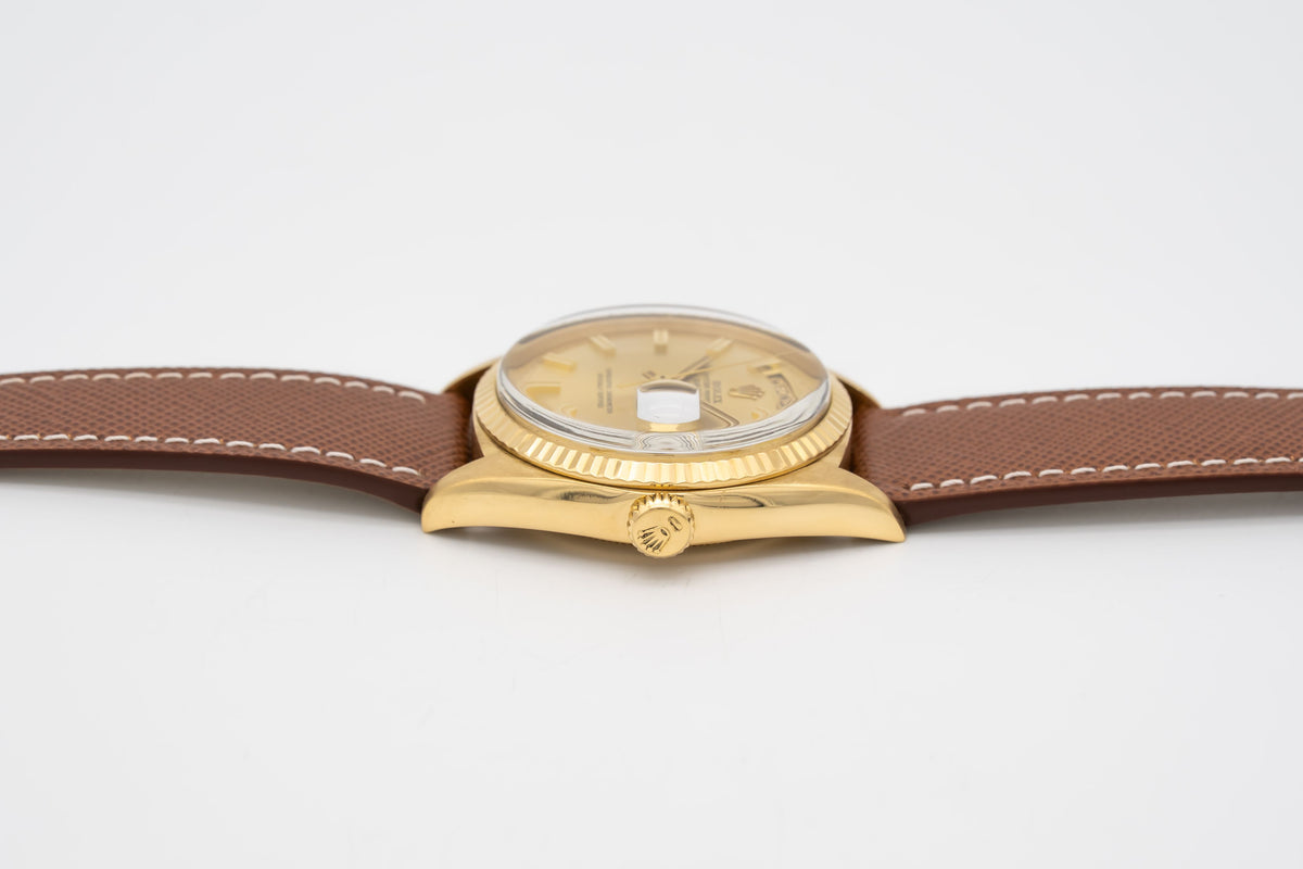 Rolex Day-Date 36 1803 Rare Wide Boy Gelbgold 750 Automatik 36mm