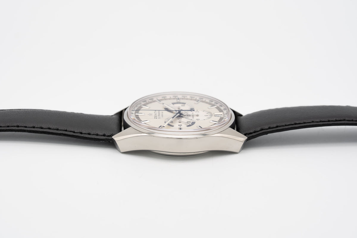 Zenith El Primero 36'000 VpH Stainless Steel Automatic 42mm Papers